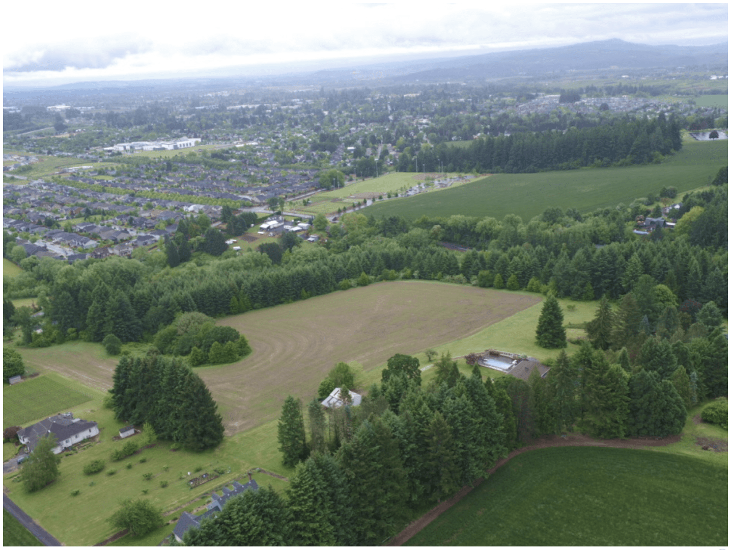 aerial photo of Forest Grove