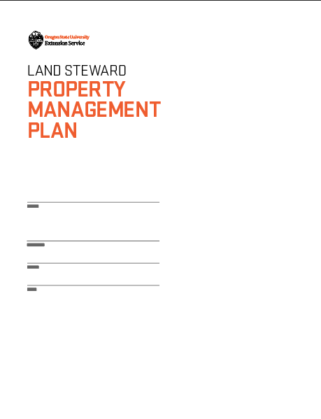 land steward property management plan template