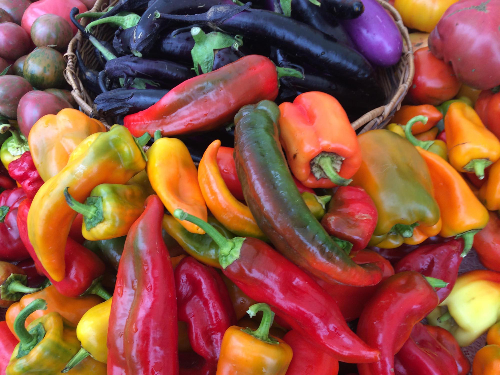 Variety of Peppers