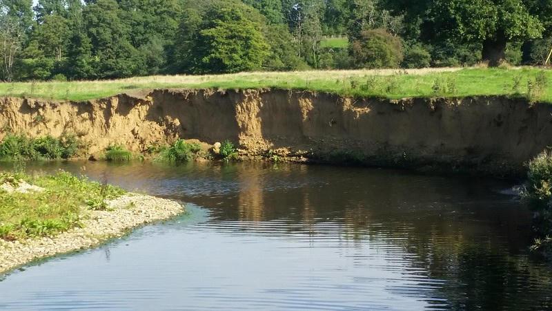 A incised channel illustrates how erosion widens a waterway.