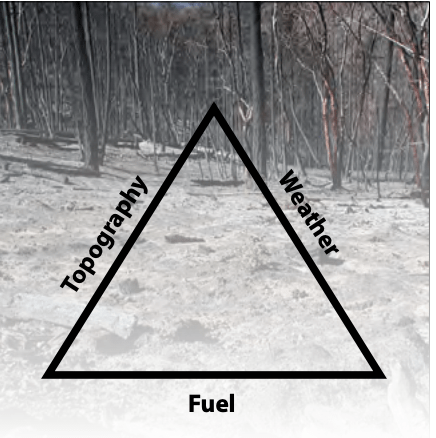 The fire behavior triangle