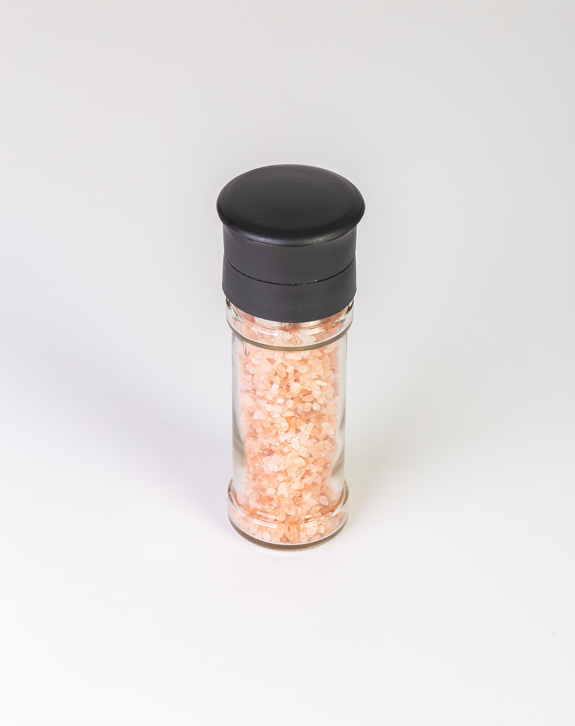 Himalayan Pink Salt in a salt grinder.
