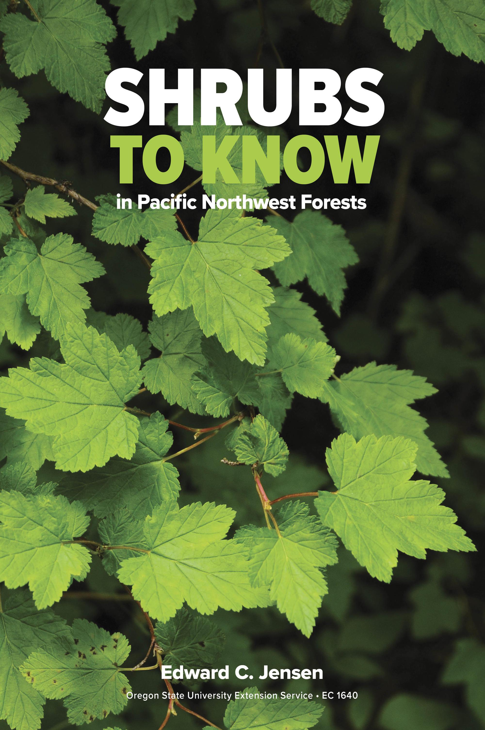 Cover of Shrubs to Know in Pacific Northwest Forests by Edward C. Jensen