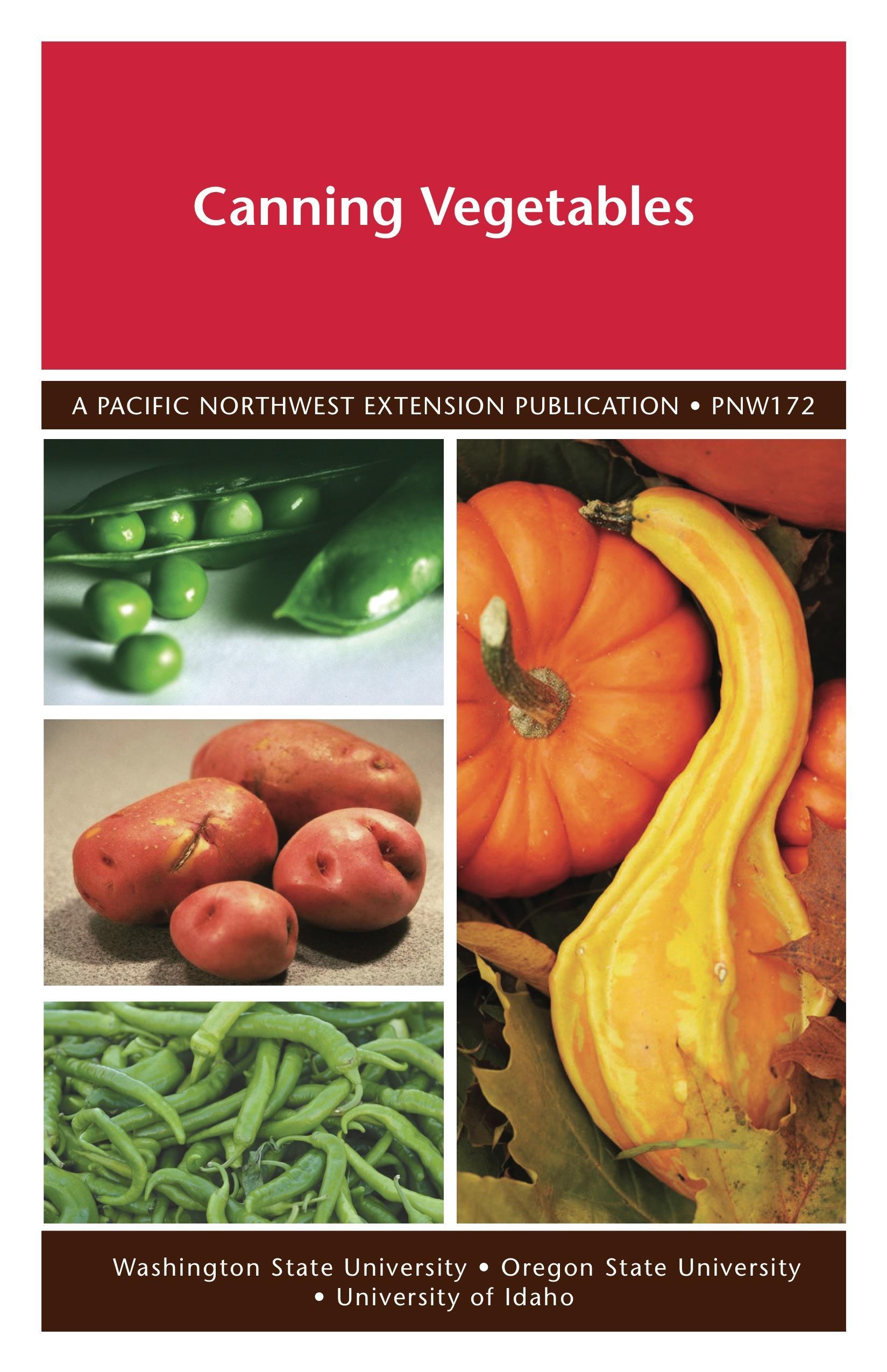 Image of Canning Vegetables publication