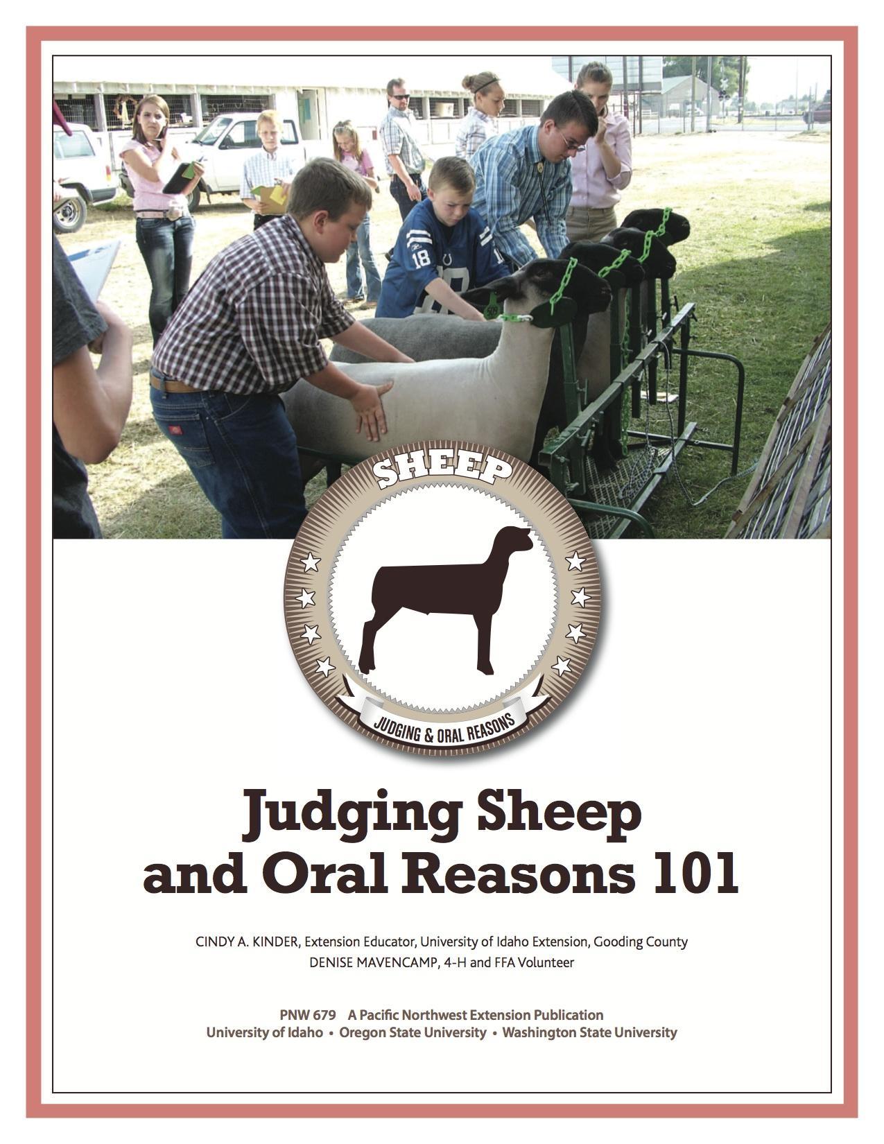 Cover image of "Judging Sheep and Oral Reasons"