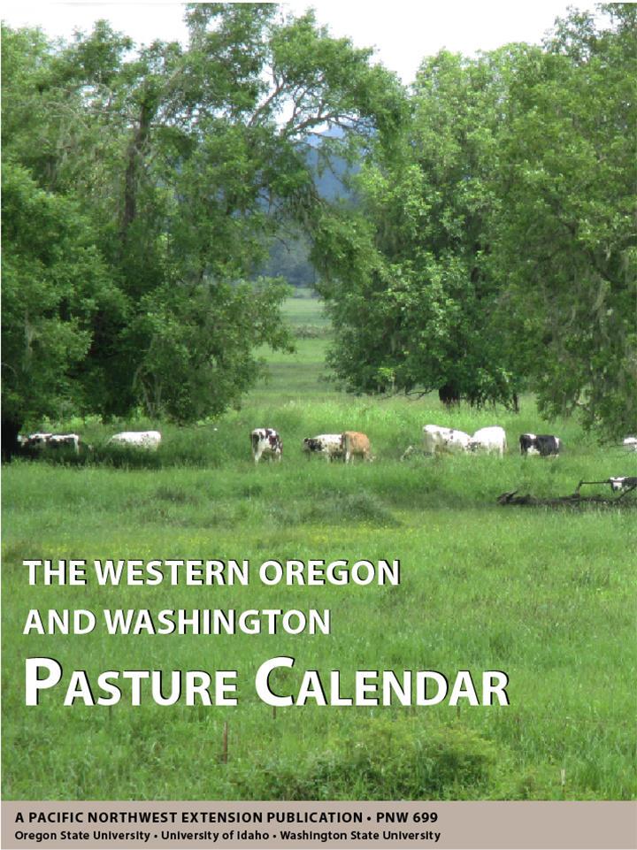 Cover image of "The Western Oregon and Washington Pasture Calendar"