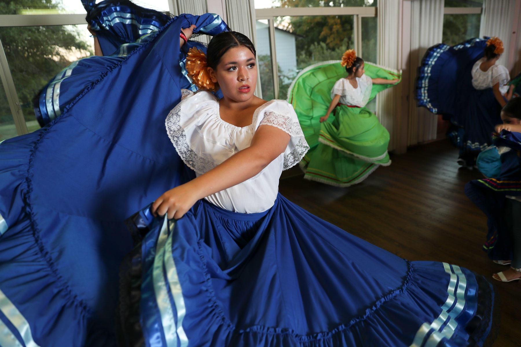 Baile Folklórico emphasizes local folk culture with ballet characteristics and honors Mexico’s rich history of Indigenous, African and Spanish roots.