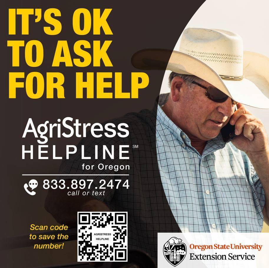 AgriStress Helpline - 833-897-2474
