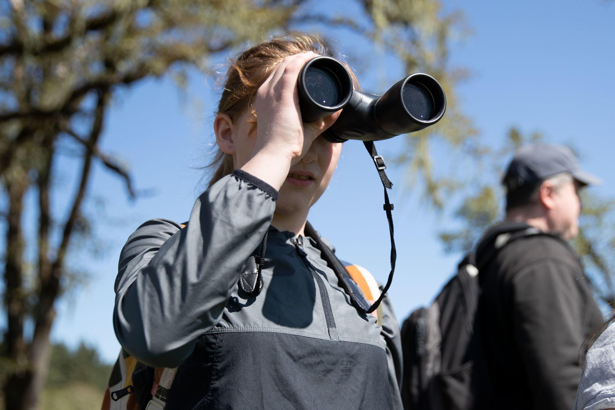 Birdwatching is another way to get kids involved in an outdoor activity.