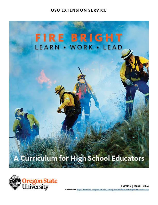 cover image of curriculum package featuring firefighters on smoky slop