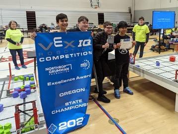 Wasco 4-H Robotics team Disconauts earned top honors at the Oregon VEX IQ State Championship.