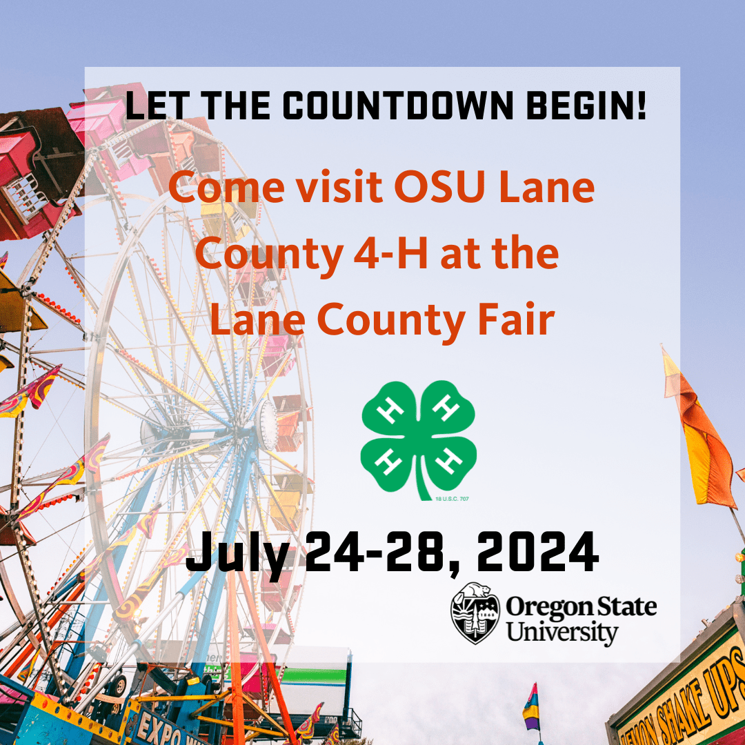 Lane County Fair July 24-28, 2024