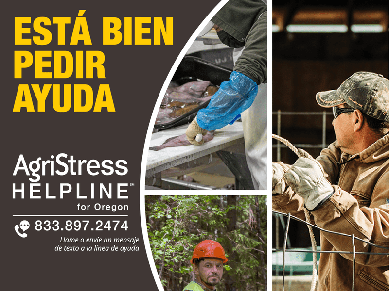AgriStress Helpline - Social Media Post (Spanish)
