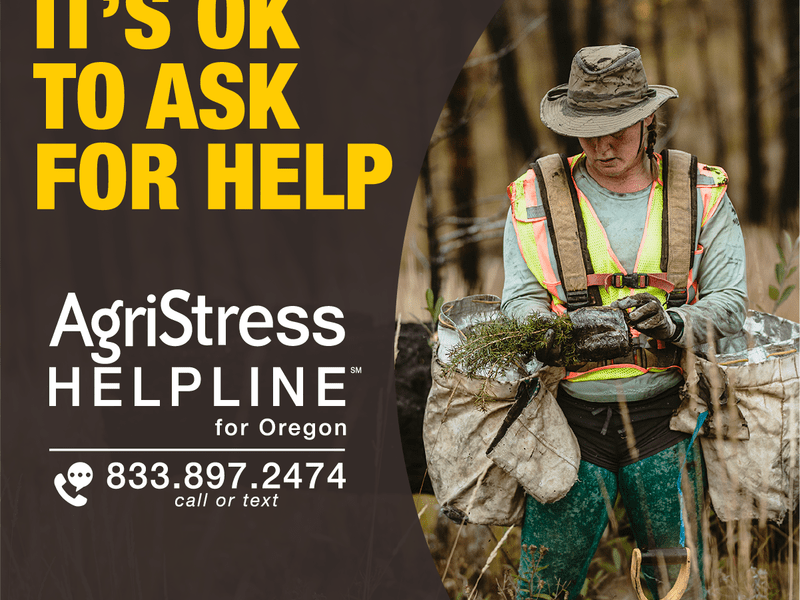 Woman Forester - AgriStress Helpline - 833-897-2474