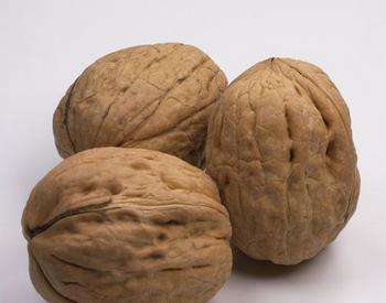 Three walnuts