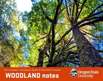 Woodland Notes quarterly forestry journal for Clackamas, Marion, and Hood River Counties