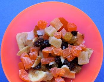 dried fruit on a plate