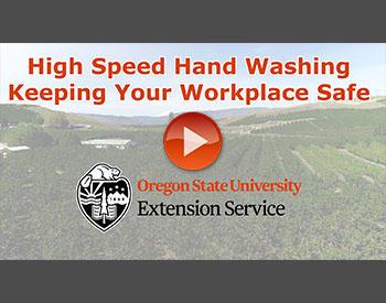 High Speed Hand Washing Adult Workplace training video opening image
