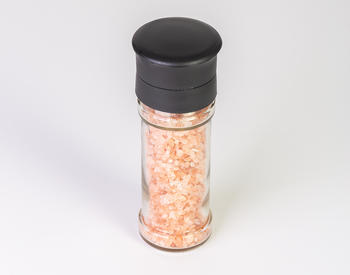 Himalayan Pink Salt in a salt grinder.