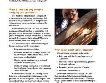 Cover image of "Choosing a Pest Control Company: IPM Is the Key"