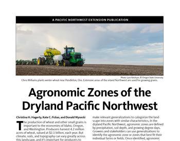 Cover image, Agronomic Zones of the Dryland Pacific Northwest