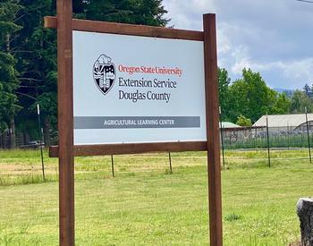 The Douglas County Extension Service Douglas County Agricultural Learning Center Sign